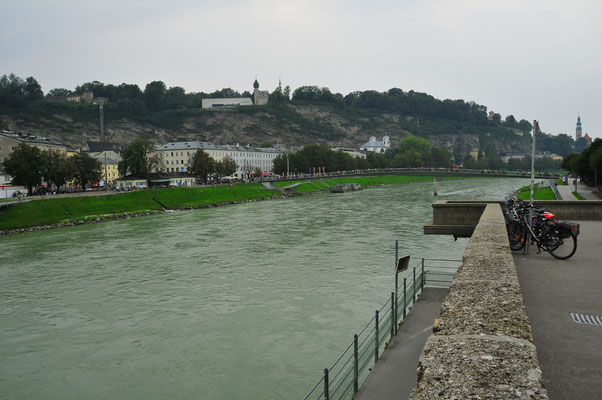 Fluss Salzach in Salzburg