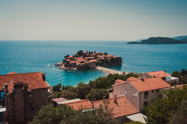 Top 1 Sehenswürdigkeiten in Montenegro - die Insel "Der heilige Stefan" - Sveti Stefan