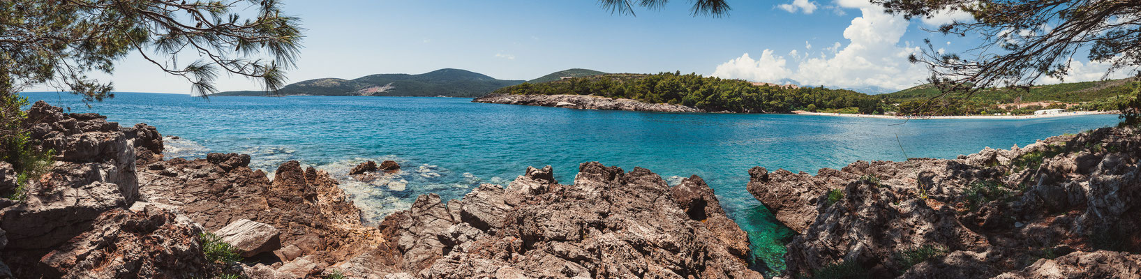 Beach Pržno - Plavi Horizont - Sauberes Meer und traumhafte Natur