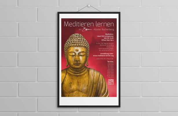 Plakat "Meditieren lernen" 