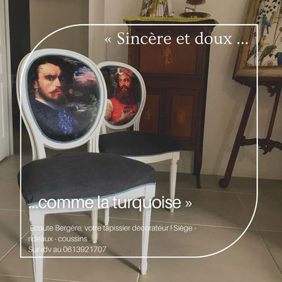 Les chaises Dandy par Ecoute Bergère - Illustrations Voglio Bene