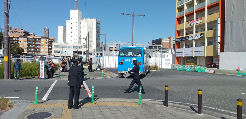 当日現地写真 ぐるっとバス大和西大寺駅へ延伸試験運行 平城ツーリズム Com 奈良観光情報