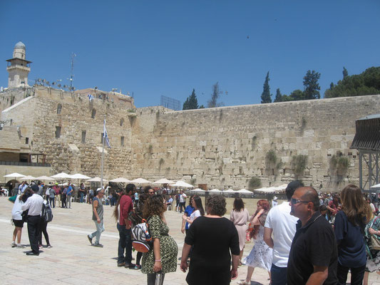 Die Klagemauer in Jerusalem