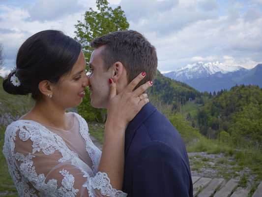 Mariage Portrait de Couple Montagnes d'Annecy