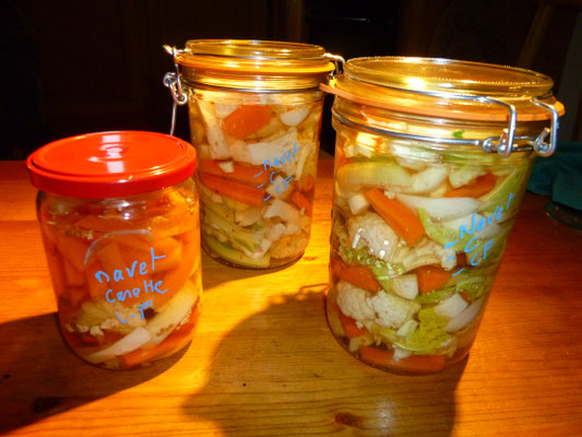 Pickels  choux fleur / navet / carotte...