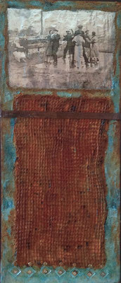 On a sunday afternoon, 70 x 30 x 4 cm  