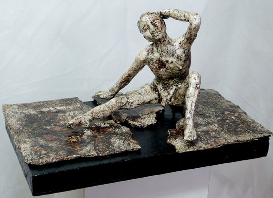 Schollen, 21 x 36 x 21 cm