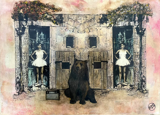 Aufführung, 30 x 40 cm