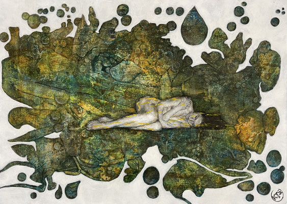 Inside, 30 x 40 cm