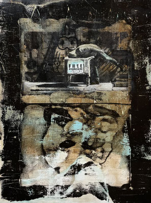 Free brainwashing, 40 x30 cm