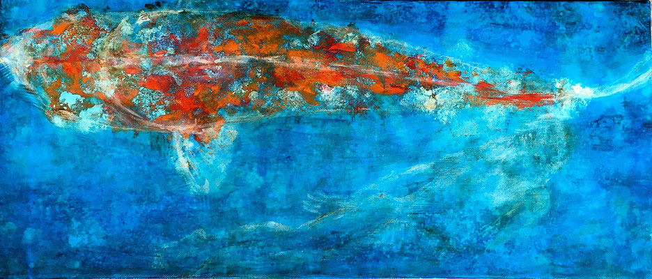 Into the water 30 x 70 cm