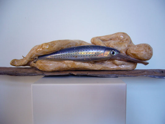 Gestrandet, 11 x 39 x 12 cm
