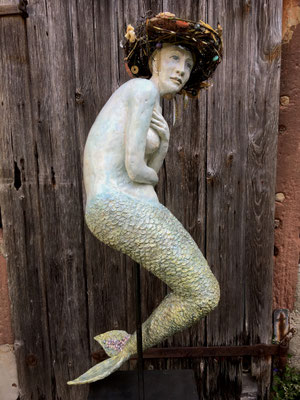 Die große Reisende, 97 x30 x40 cm