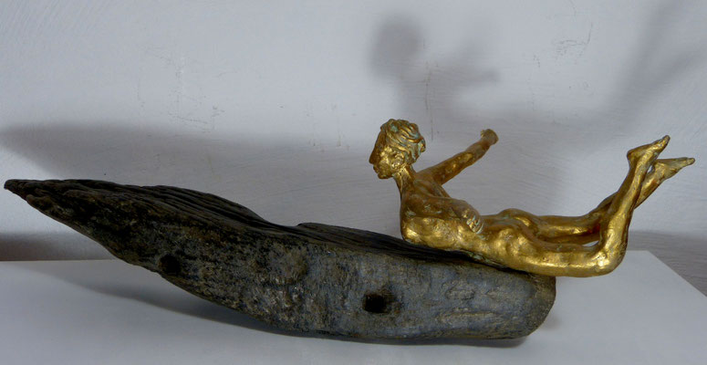 Wellenfliegen, 19 x 46 x 27 cm