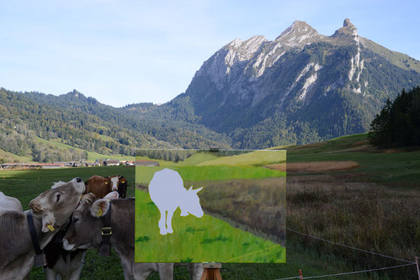 Idylle hinter der Leinwand - vor der Leinwand blanke Nerven.