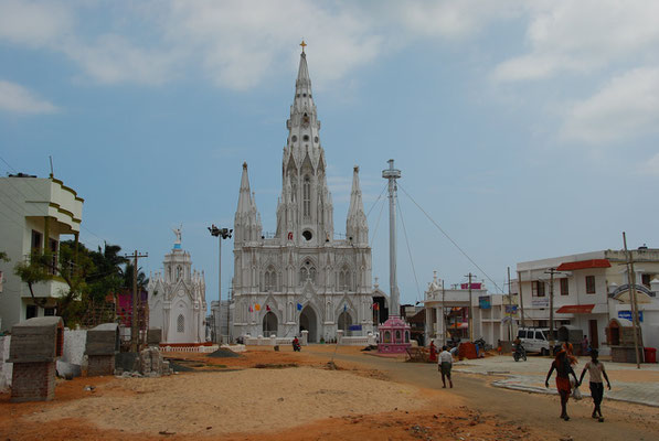 Kanyakumari 10.01.2012: Church of  Our Lady of Ransom.