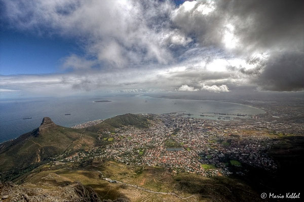 Blick auf Kapstadt vom Tafelberg 