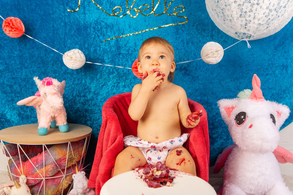 Séance photo smash the cake toulouse, photographe bébé toulouse, portrait bébé 1 an