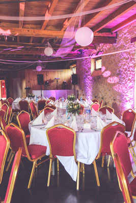 Photographe mariage albi tarn, photo de la salle de réception