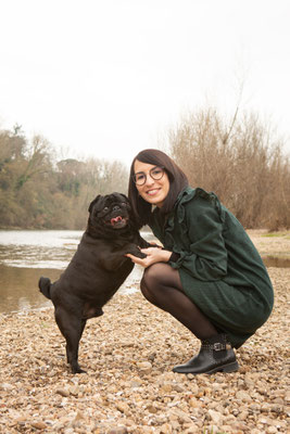 photographe chien, séance photo avec son chien extérieur, portrait chien toulouse, photographe animalier toulouse
