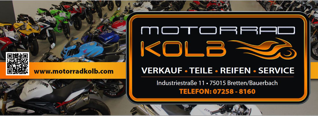 Werbeanzeige Motorrad Kolb