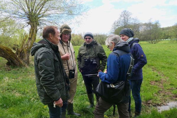 v.l. Heinrich Wacker, Harald Nicolay-Agri-Herp Consult, Dorothea Bolz, ONB Kassel, Harald Heidl, NABU Bad 