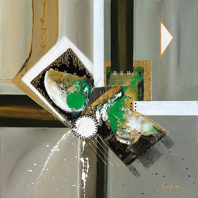 Passage Vert l’Or - 40 x 40 cm - 600 €