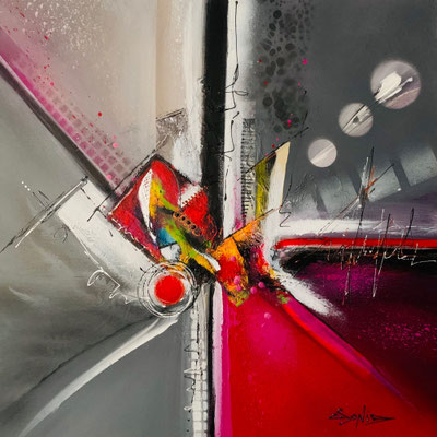 Illusion - 60 x 60 cm - Encadré - 1 000 €