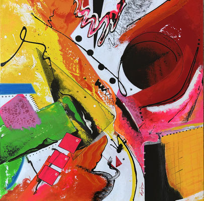Hors Cadre - 80 x 80 cm - 2200 €