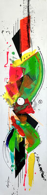 Flash Light 3 - 30 x 120 cm  - Encadré - 1000 €