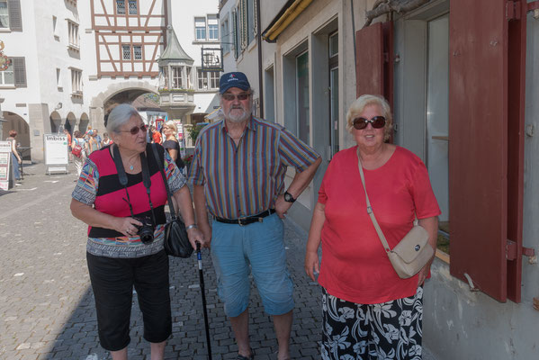 Familie Daval machte noch einen Besuch in Stein am Rhein.