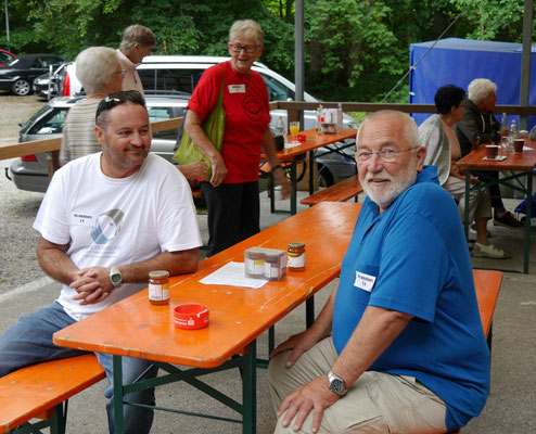 In gemütlicher Runde klang das Bouleturnier 2017 aus. 