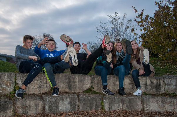 "Arrangiert euch zu einem originellen Gruppenfoto" war die Aufgabe. 