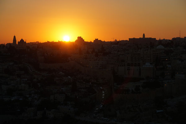 Sonnenuntergang Jerusalem