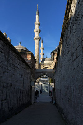 Blick auf die Süleymaniye Moschee