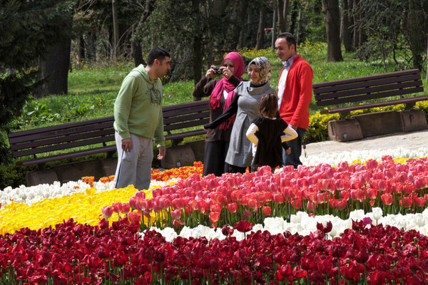 Emirgan-Park (während des Tulpenfests)