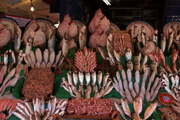 Fischmarkt im Stadtteil Kumkapi