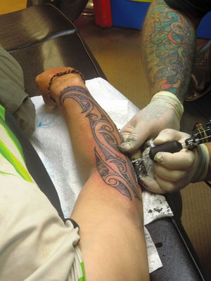 a small Maori tattoo