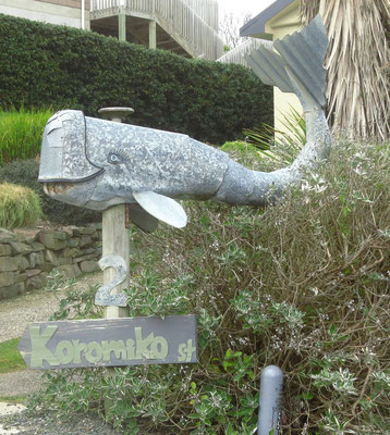 Walbriefkasten  -  a whale of a letterbox