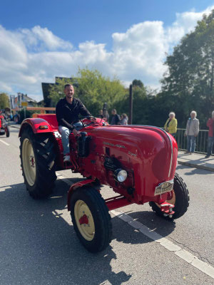 Philiph mit sein Super Export 329, Baujahr 1961, 3 Zylinder, 35 PS / 2625 ccm