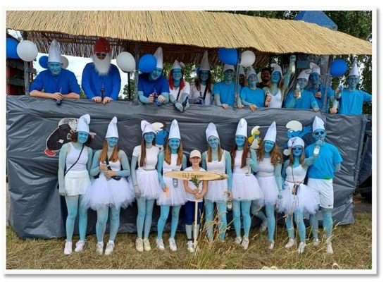 ELJ Ehingen beim Gaudiumzug in Unterschwaningen