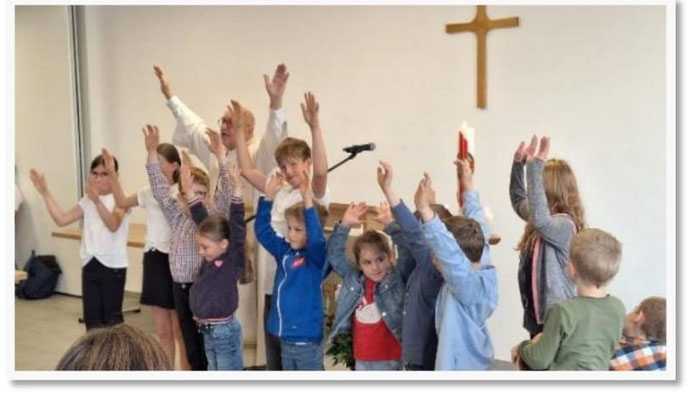 Kigo Dambach beim Godi im Grünen