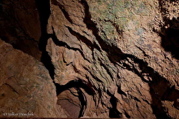 Schacht zum tiefsten Punkt in ca. 88 Meter Tiefe in der Laichinger Tiefenhöhle.