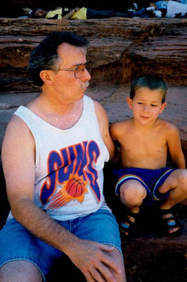 Nick and his late grandfather Jerry, who he was named after.