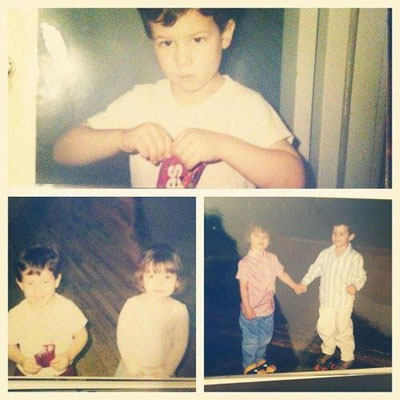 Nick and a young friend - credit original owner!