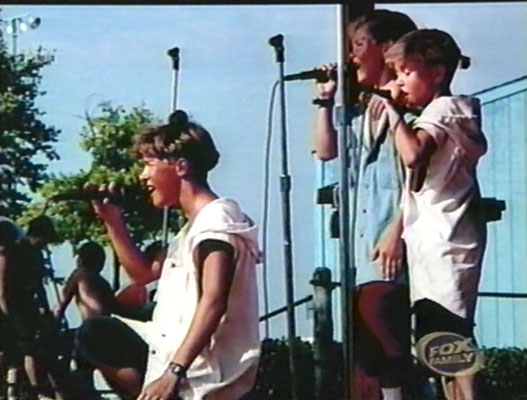 1994, performing at 'Big Splash' waterpark