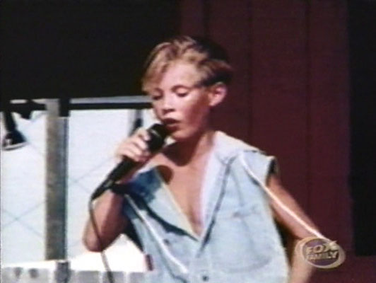 1994, performing at 'Big Splash' waterpark