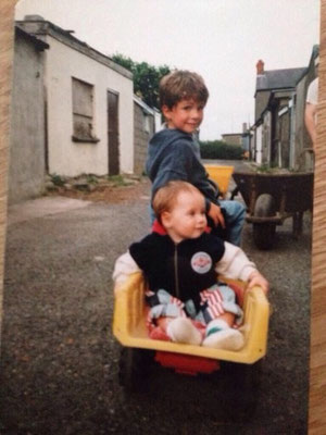 Baby Niall and big bro Greg