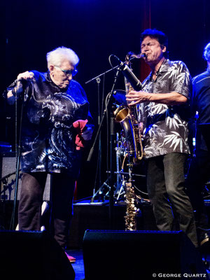 Colosseum, "The Return Of A Legend Tour", 2022, Neuruppin, Chris Farlowe and Kim Nishikawara