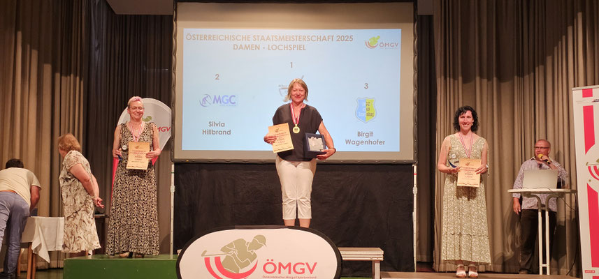 Kat. Damen (KO-Bewerb): 1. Gerlinde Krämer, 2. Silvia Hillbrand, 3. Birgit Wagenhofer